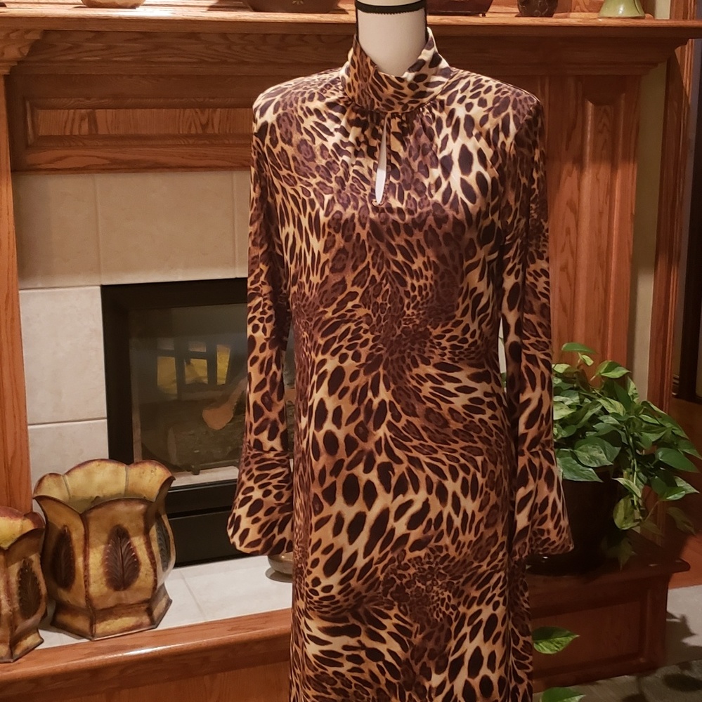 Leopard print dress